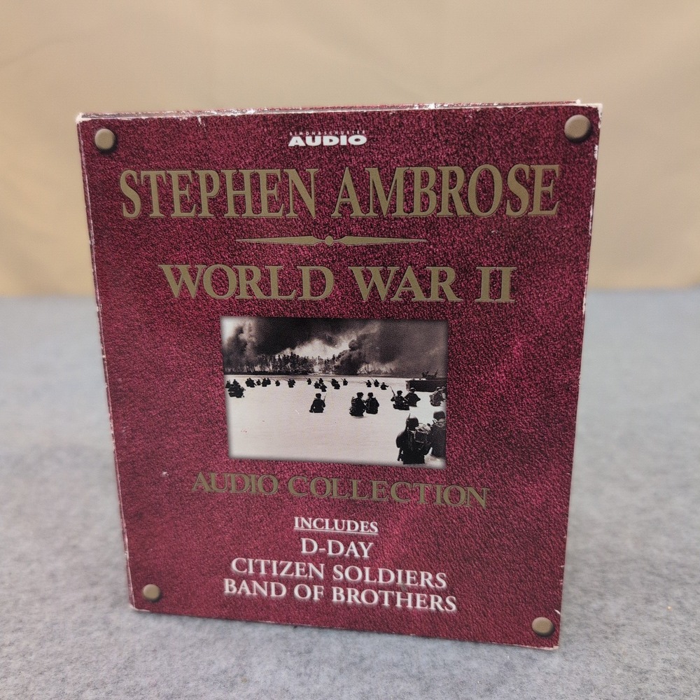 Stephen Ambrose World War II Audio‎ Books Band of Brothers D-Day WWII Box Set